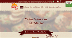 Desktop Screenshot of foodtoursofmumbai.com